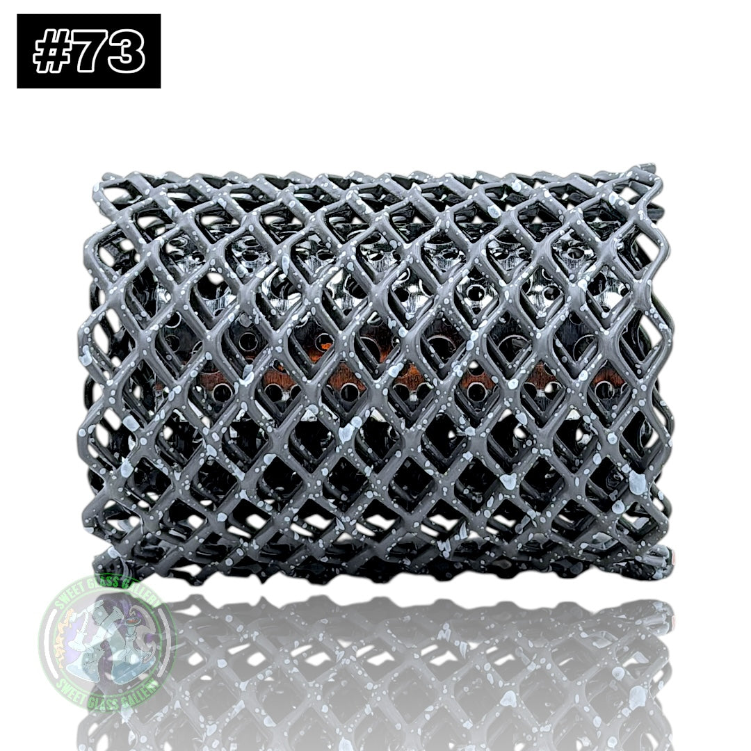 Mamba Guardzz - Heat Cage #73 - Blazer GT8000 Guard (Gray w/ White Splatter)