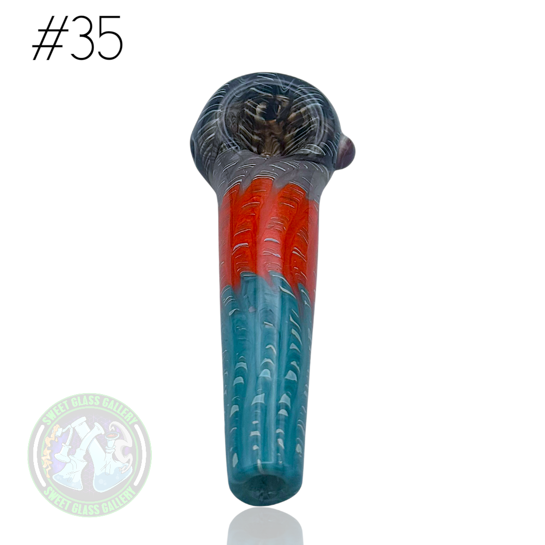 Daniel's Glass Art - Dry Pipe #35