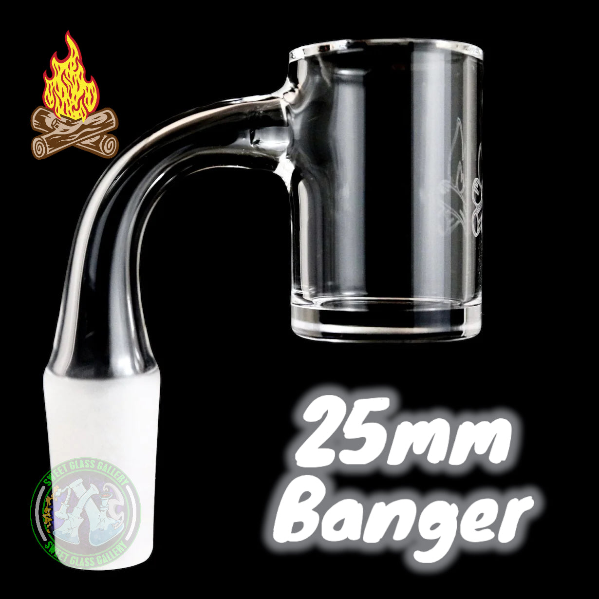 Camp Fire Quartz - Banger 25mm