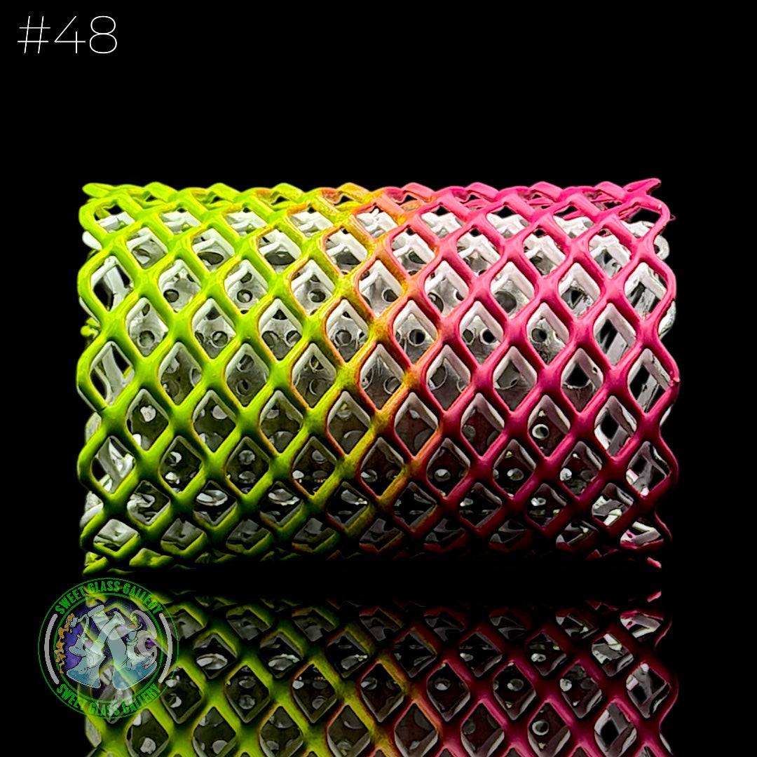 Mamba Guardzz - Heat Cage #48 Blazer Torch Guard (Ghost Series - Green & Pink)