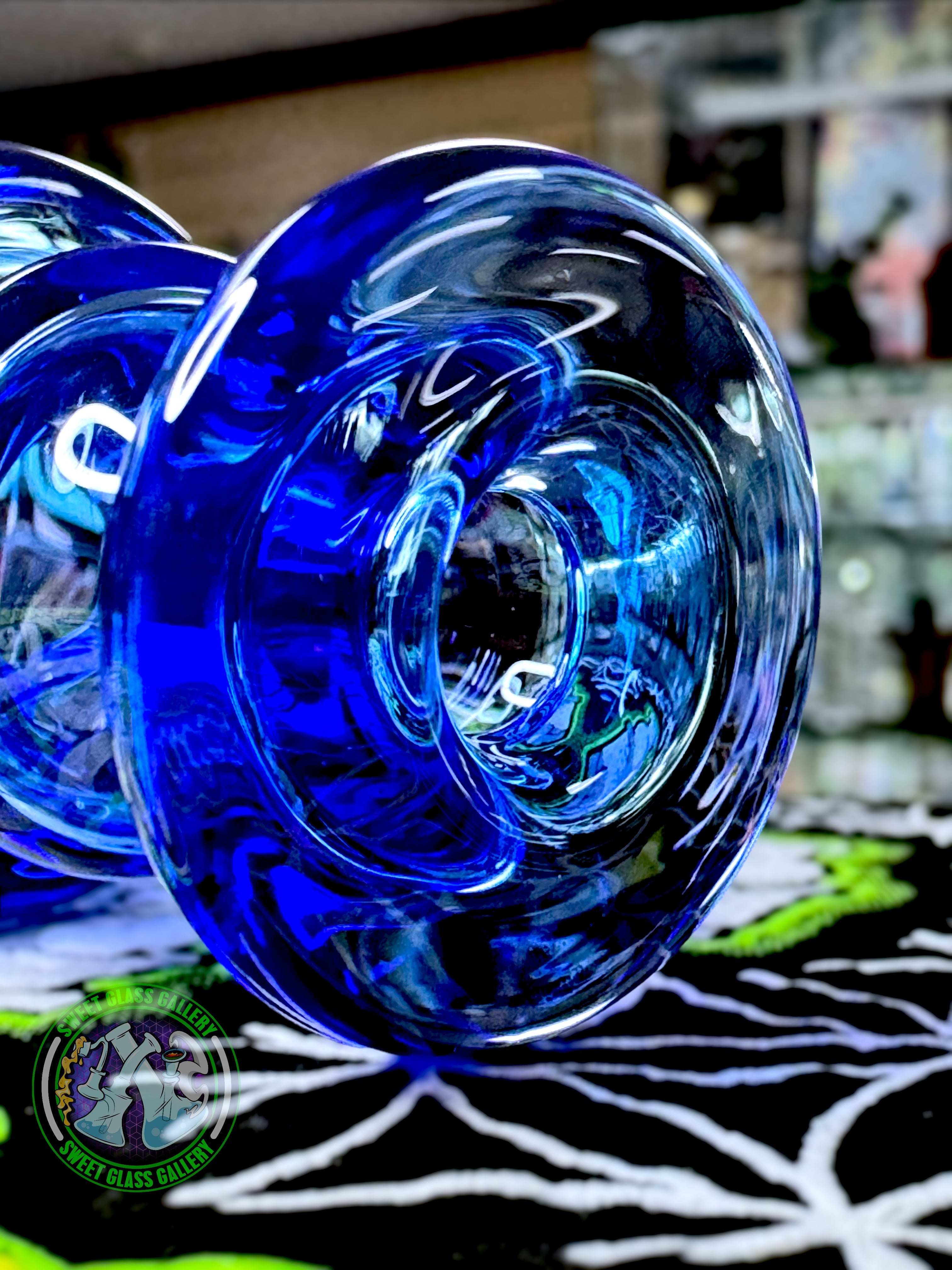 Evol Glass - Dry Puffco Attachment - Blue