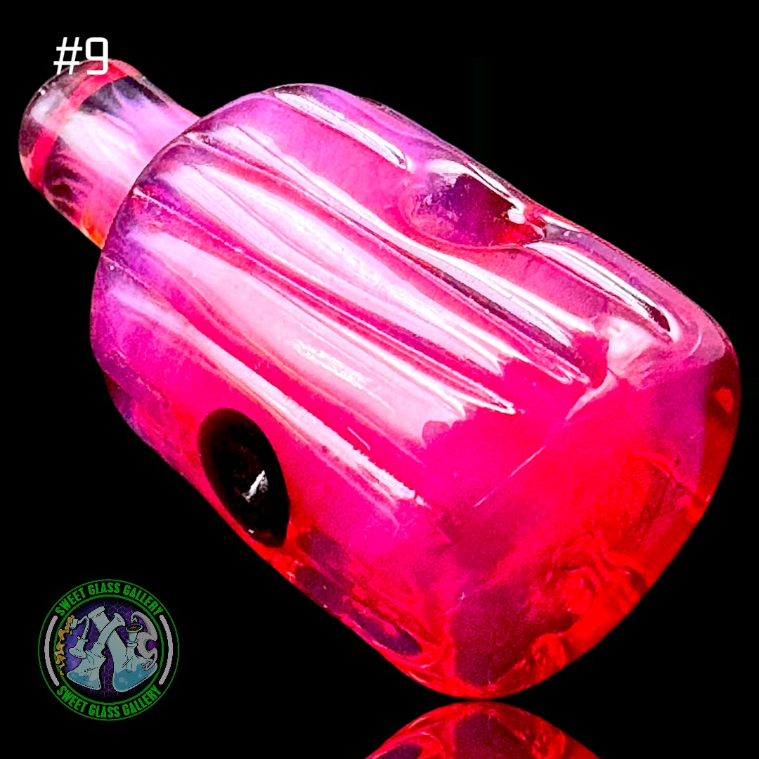 Rone Glass - Pendant #9 - Spray Tip (Telemagenta)