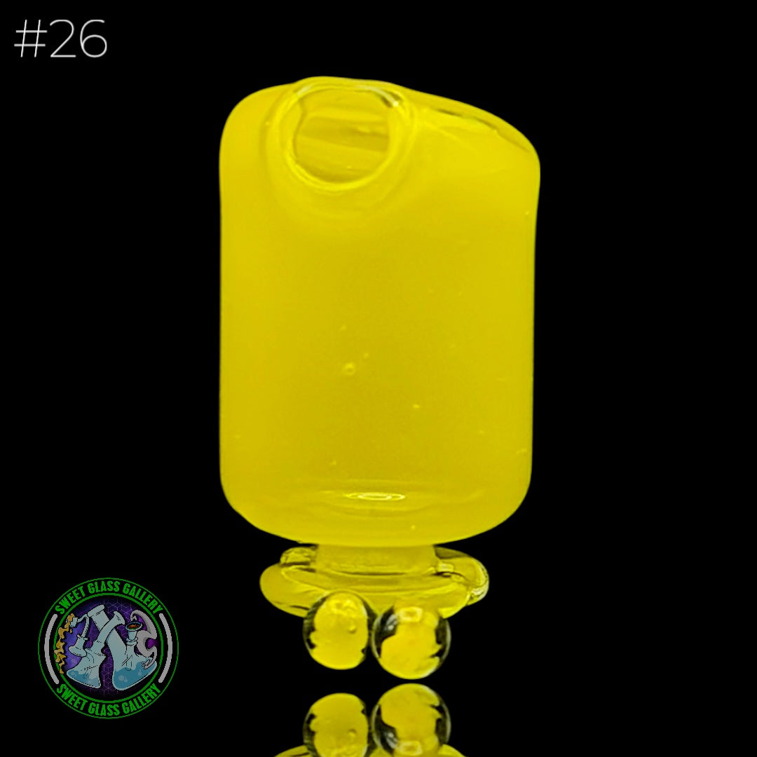 Kizmit Glass - Pivot Top #26 (Chartreuse)