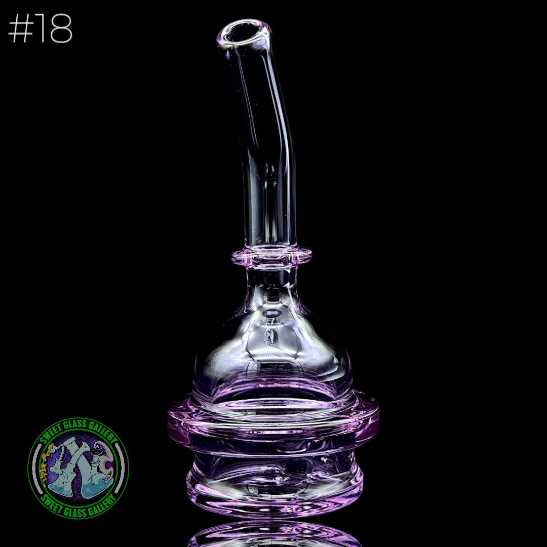 Zach Harrison - Puffco Peak Attachment #18 - Short Path Sipper Dry (Transparent Purple)