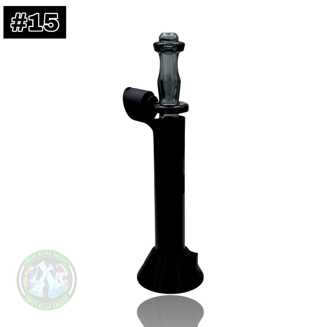 Rone Glass -Puffco Pivot Top #15 - Transparent Black