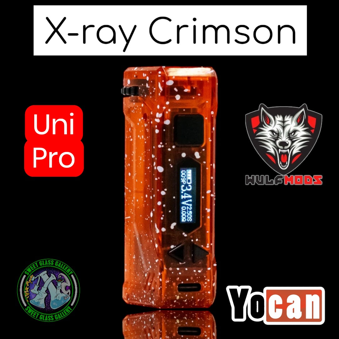 Yocan - Uni Pro 510 Cartridge Battery - Wulf Mods X-ray Crimson