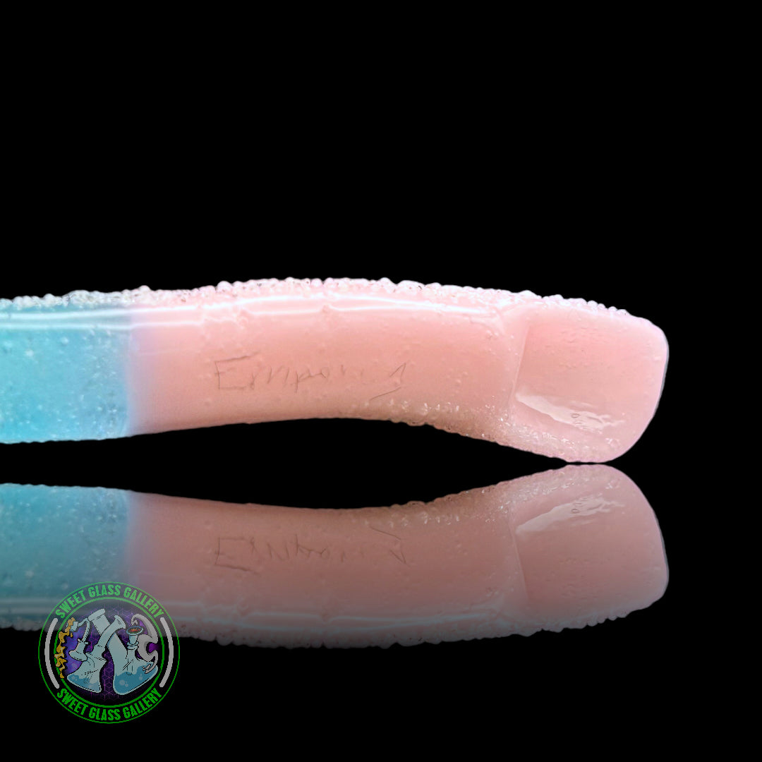 Emperial Glass - Sour Worm Scoop Dab Tool (Blue/Pink)
