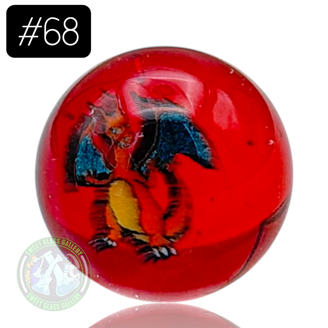 Keys Glass - Marble #68 (Charzard - Pokémon)