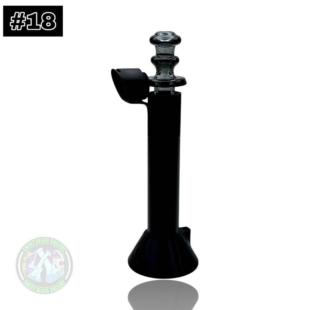Rone Glass -Puffco Pivot Top #18 - Transparent Black
