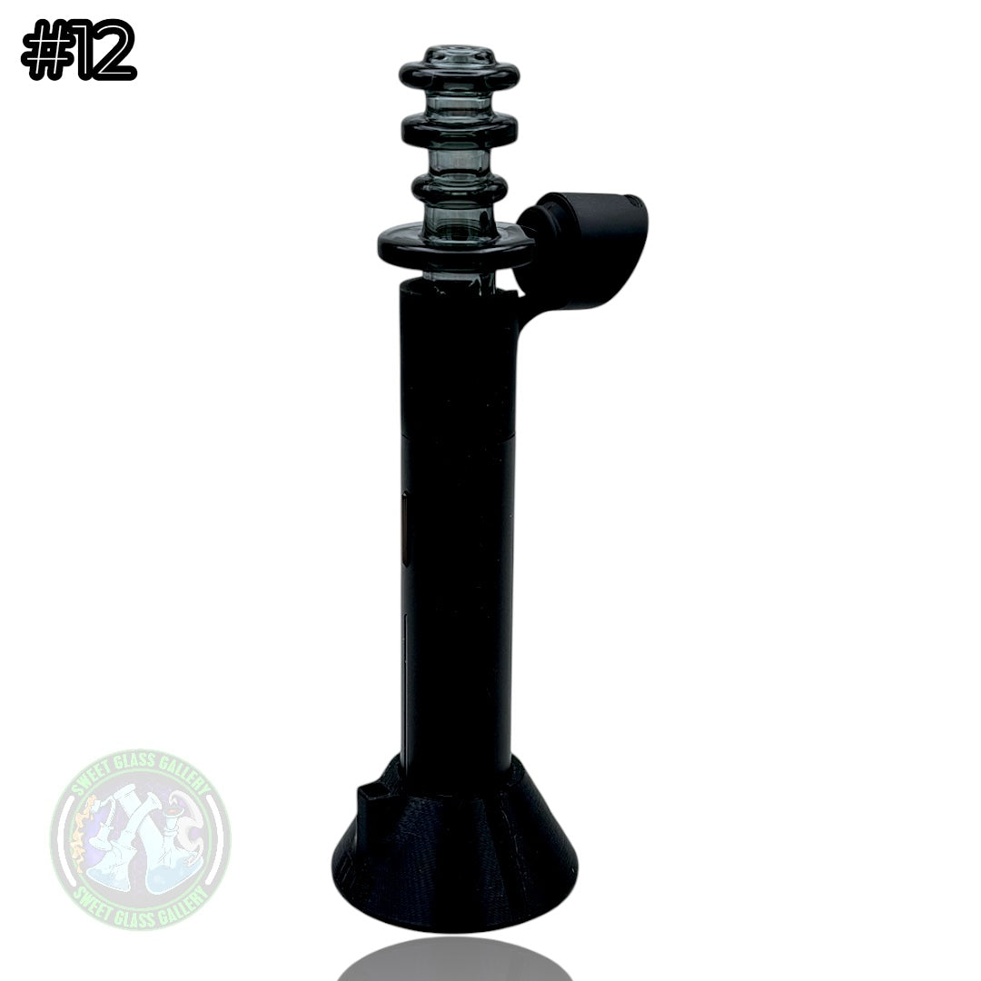 Rone Glass -Puffco Pivot Top #12 - Transparent Black