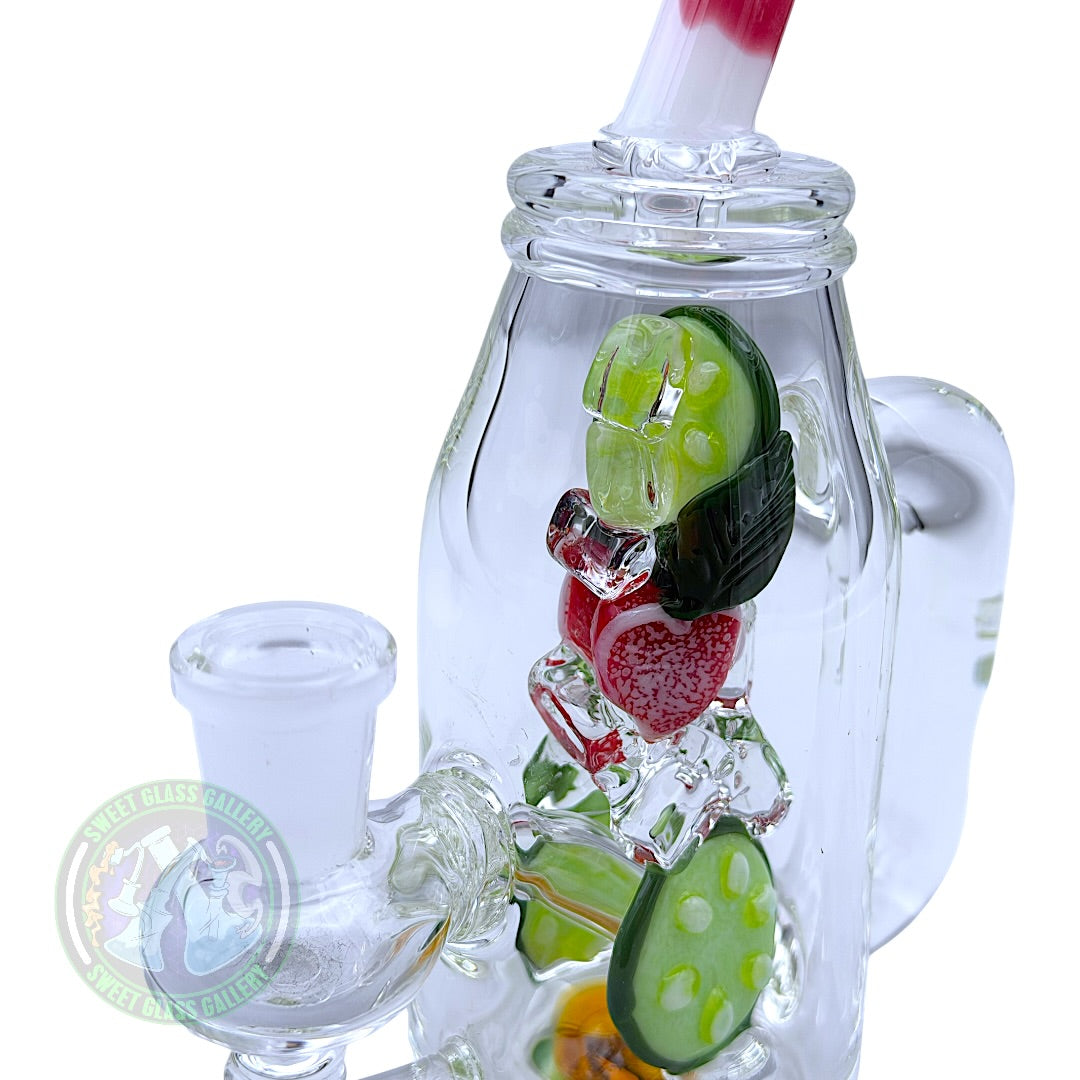 Empire Glassworks - Rig #14 - Cucumber Strawberry Detox