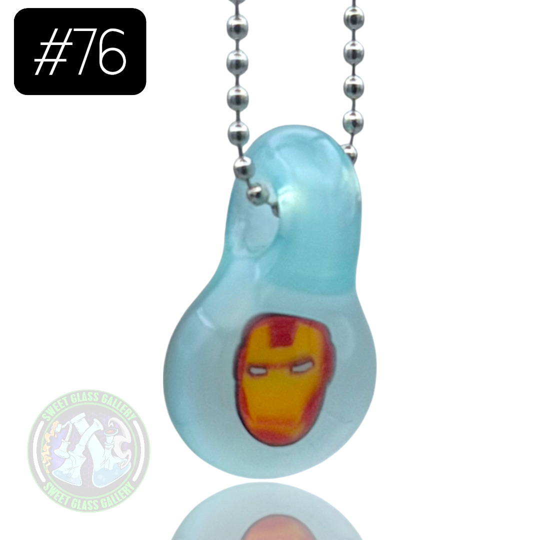 Keys Glass - Pendant #76 (Ironman)