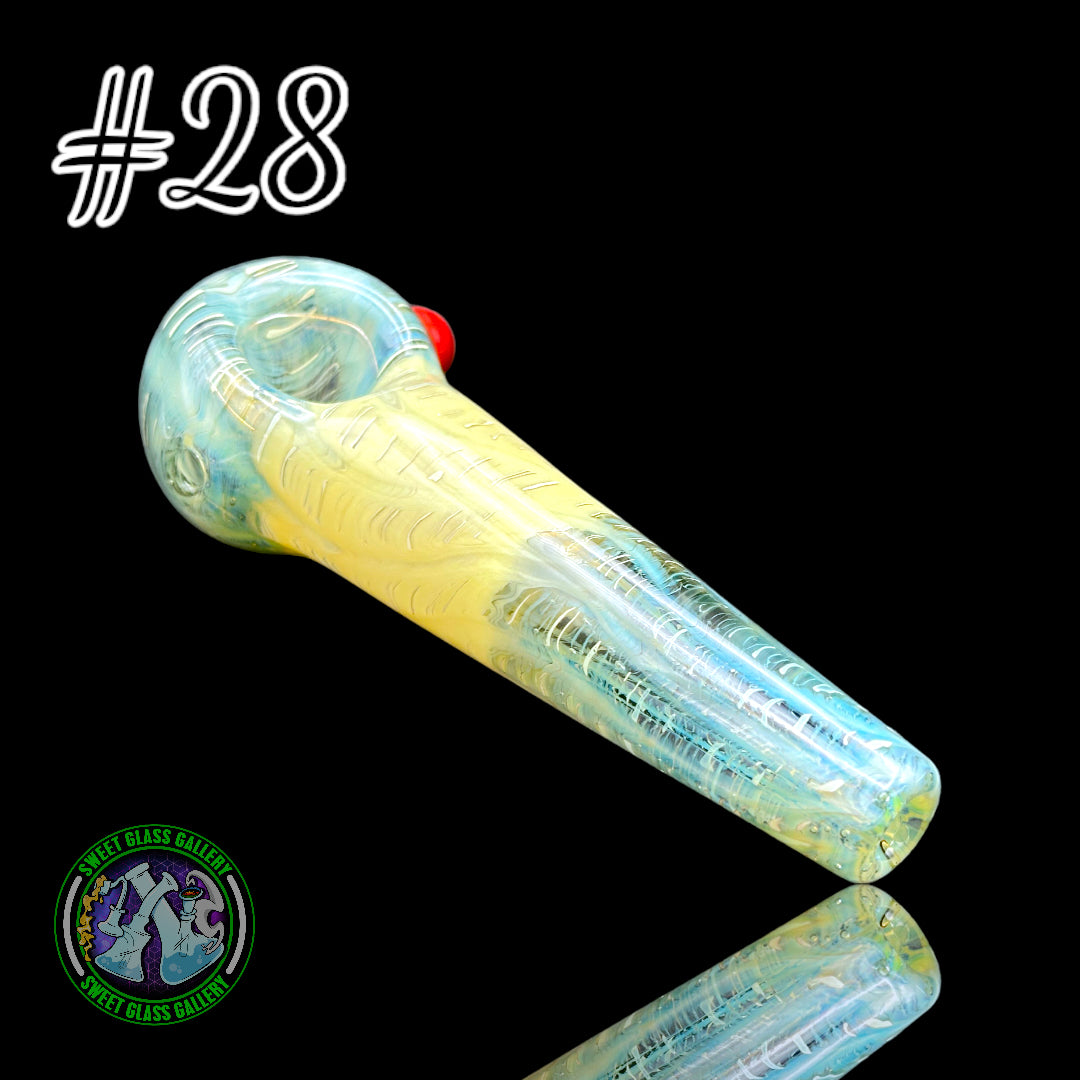 Daniel's Glass Art - German Glass Thick Hand Pipe #28