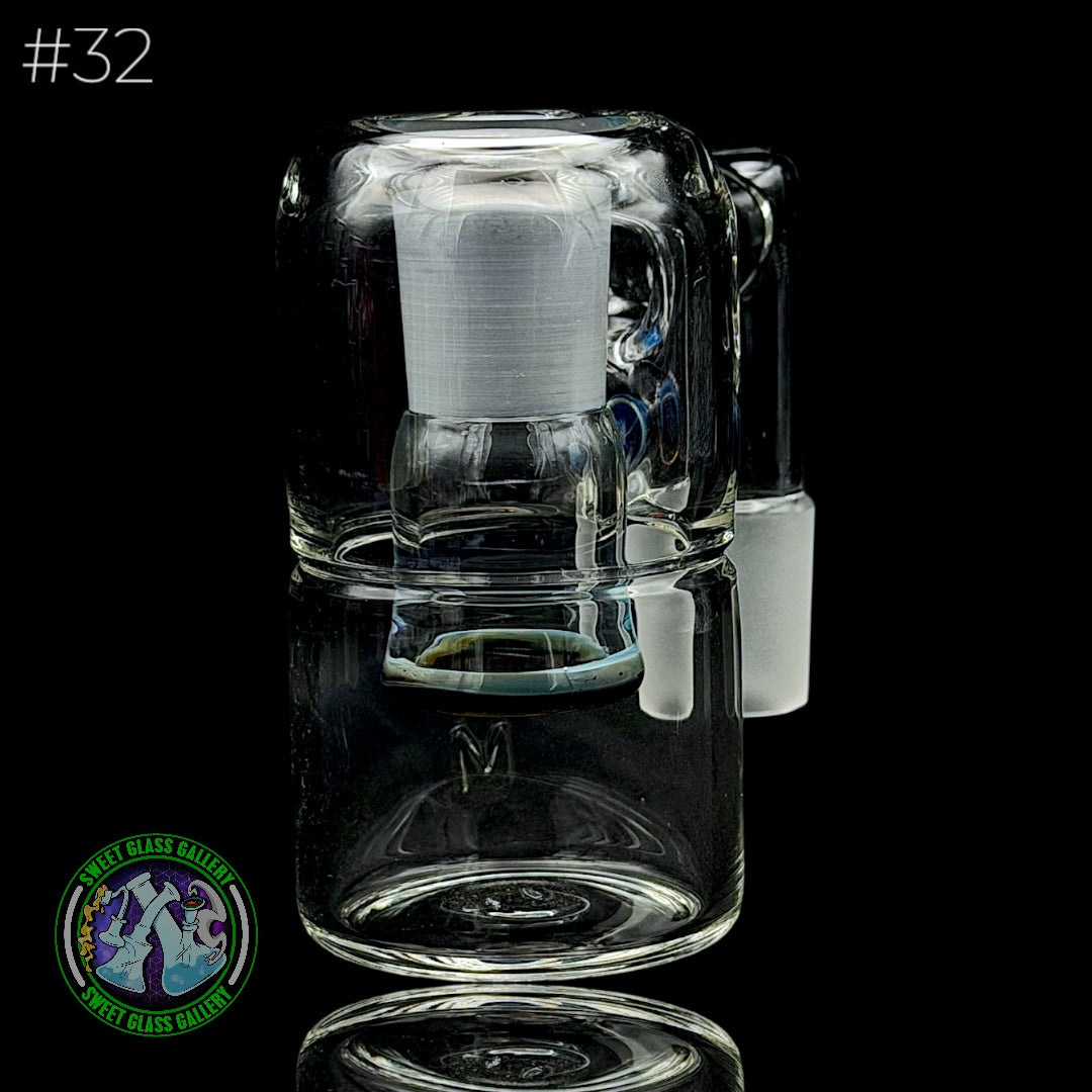 Fluid Glass - Ash Catcher 18mm - Dry #32 (Blue Amber Purple)