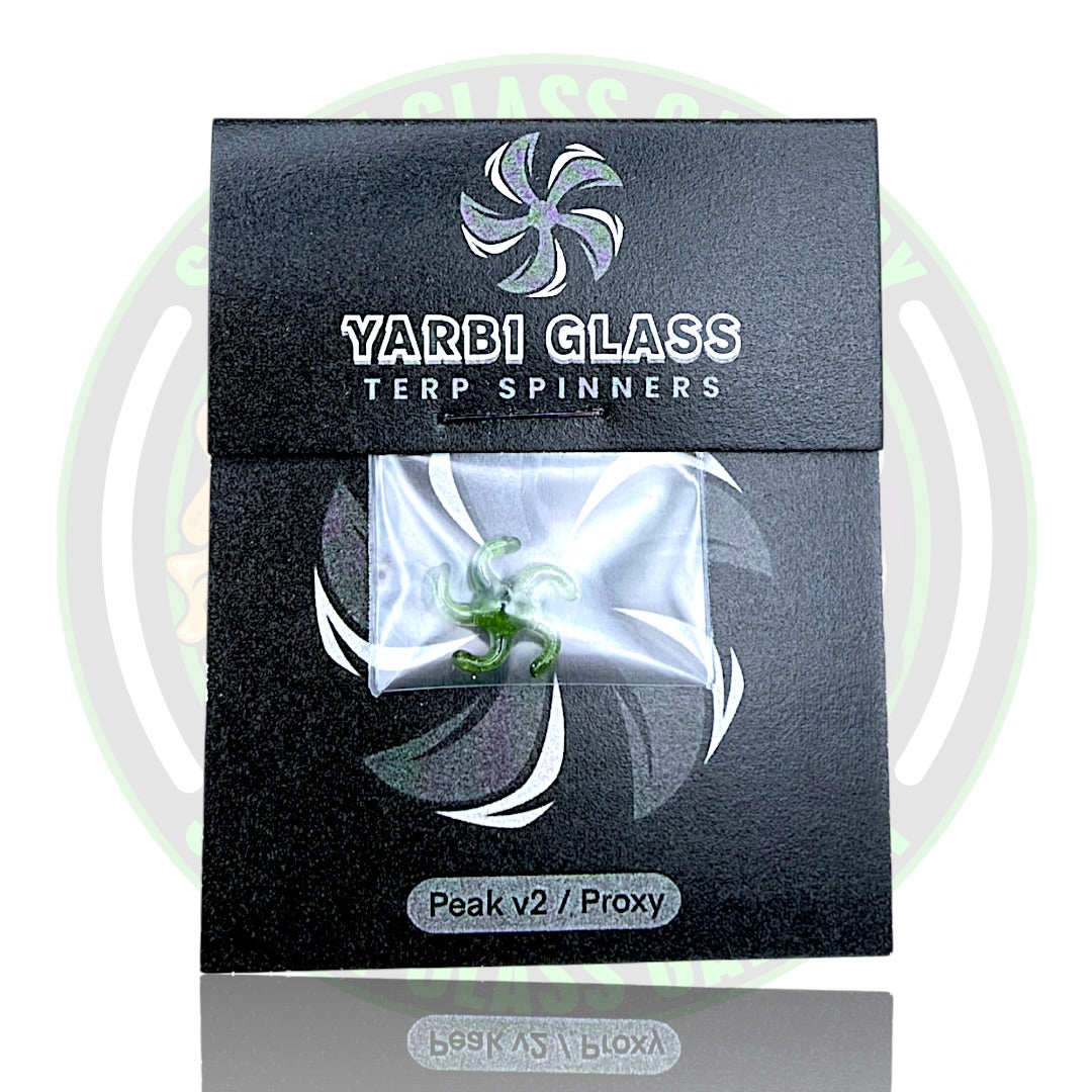 Yarbi Glass - Terp Spinners - Puffco Peak v2 / Proxy - Green