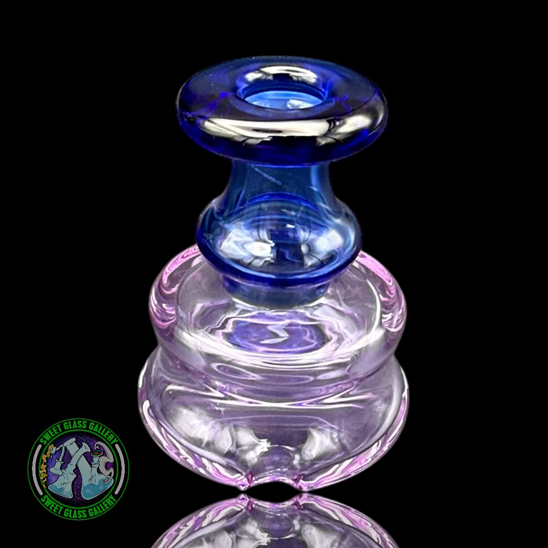 Evol Glass - Attachment #40 - Puffco Peak (Transparent Purple & Cobalt Blue)