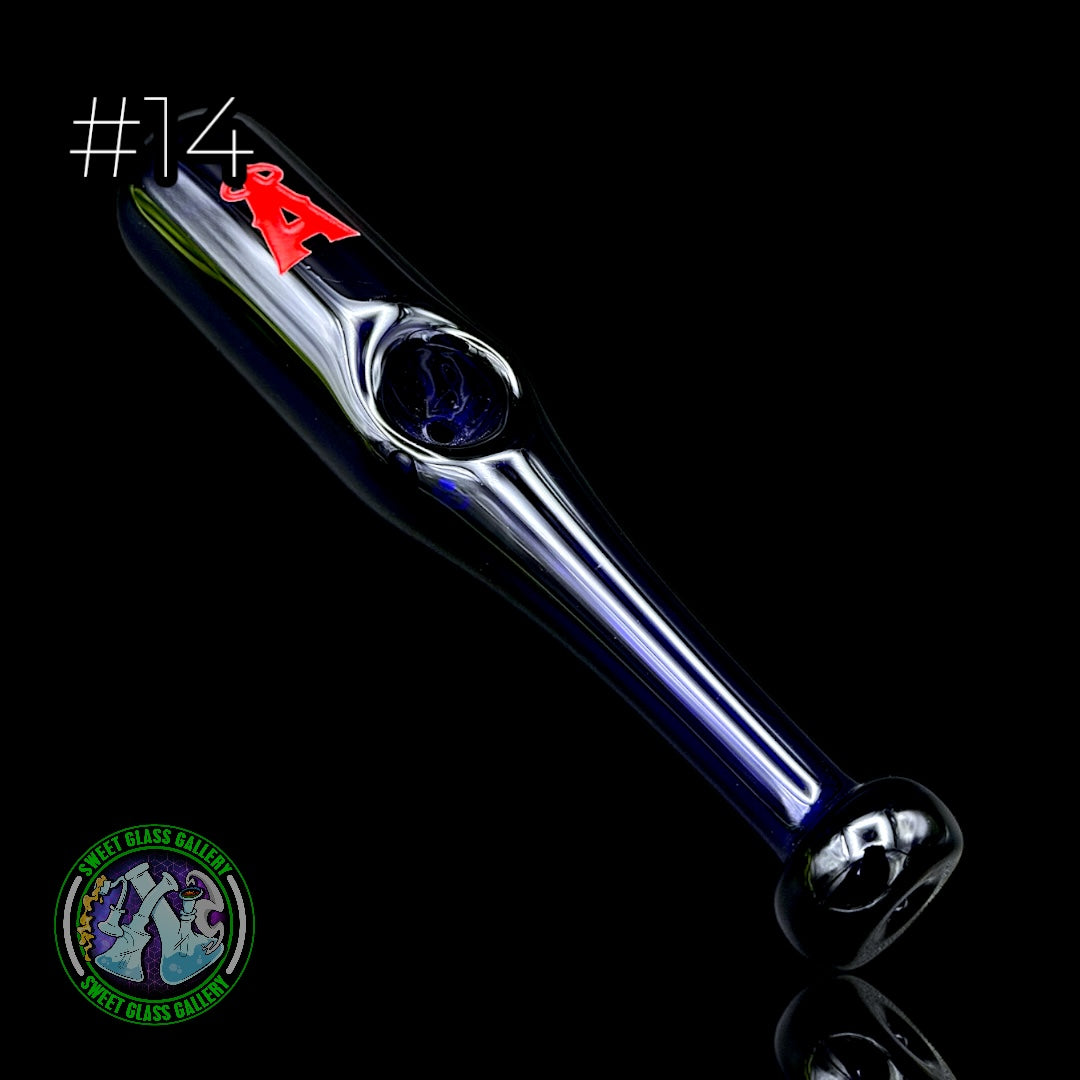 Daniel's Glass Art - Dry Pipe #14 - Baseball Bat (Los Angeles Angels)
