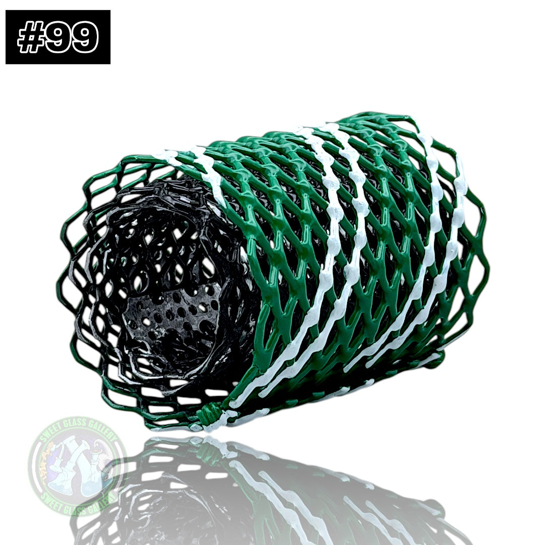 Mamba Guardzz - Heat Cage #99 - Blazer GT8000 Guard (Green w/ White Stripes)
