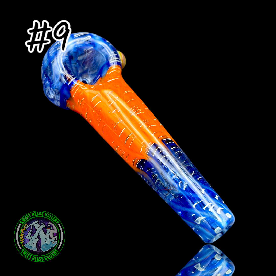 Daniel's Glass Art - German Glass Thick Hand Pipe #9