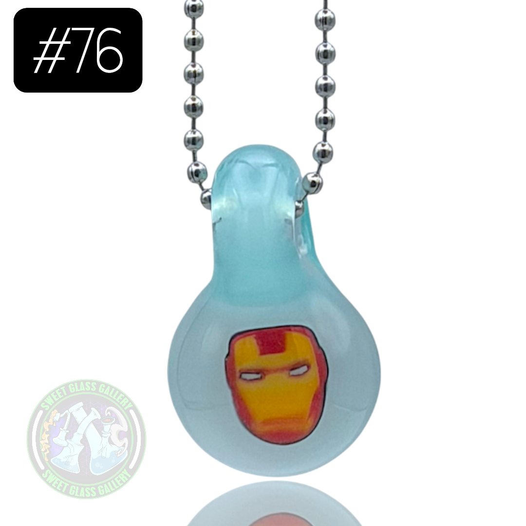 Keys Glass - Pendant #76 (Ironman)