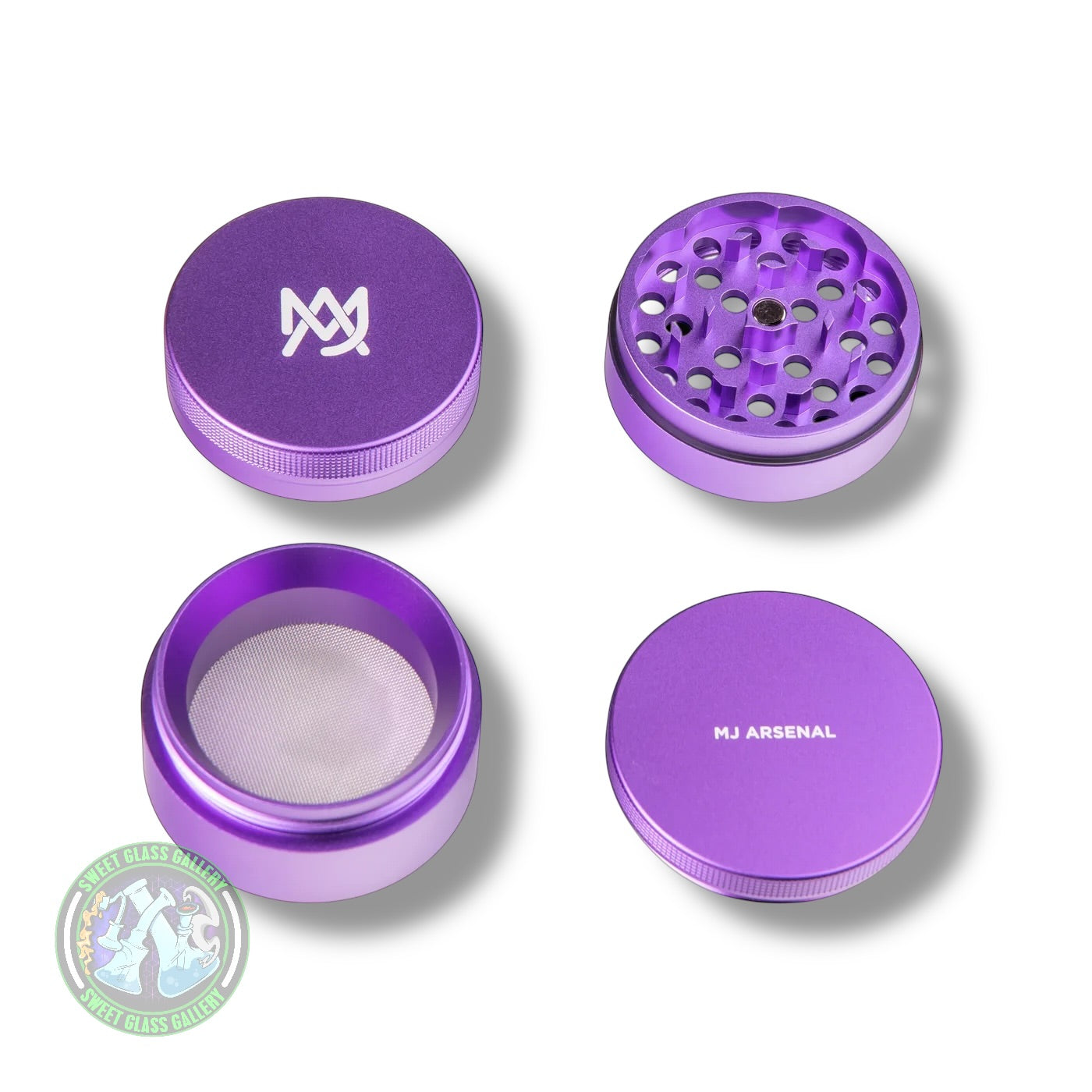 MJ Arsenal - 4 Piece Grinder - Purple
