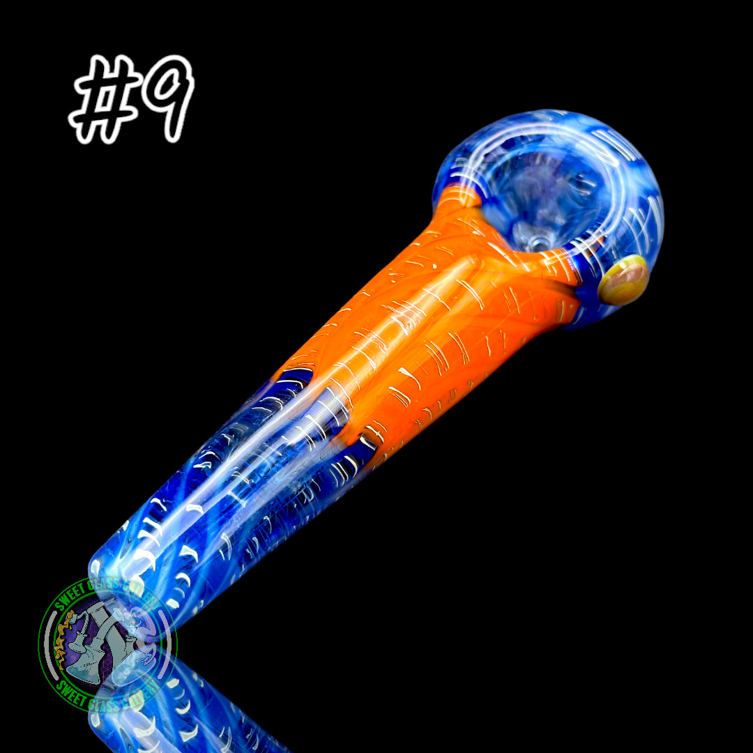 Daniel's Glass Art - German Glass Thick Hand Pipe #9