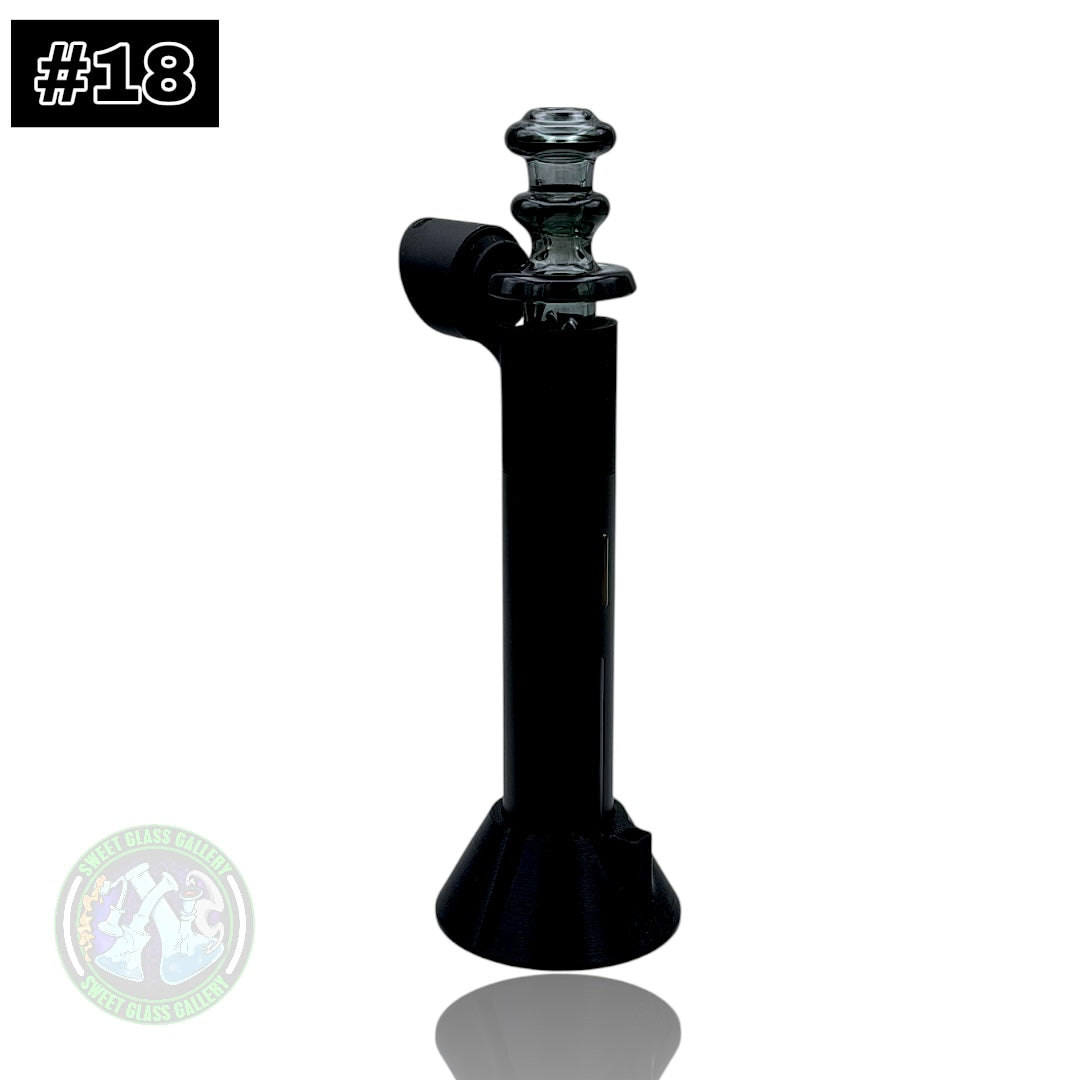 Rone Glass -Puffco Pivot Top #18 - Transparent Black