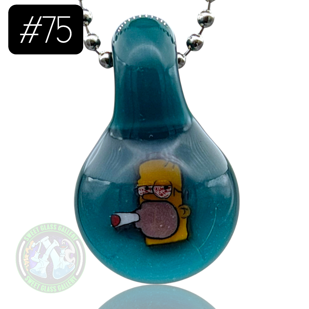 Keys Glass - Pendant #75 (Homer - The Simpsons)