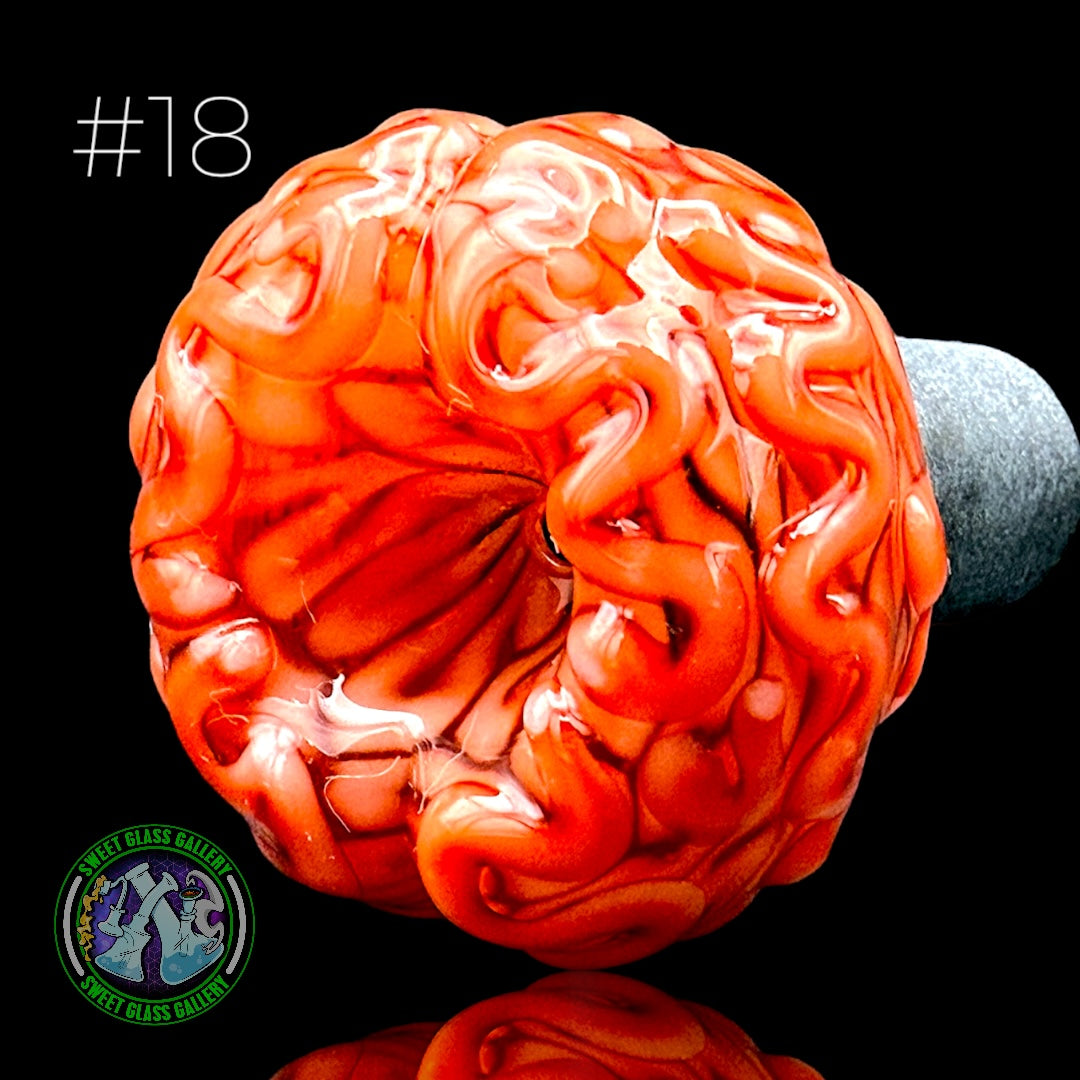 Algae - Bowl #18 - Push Sculpted Brain 18mm