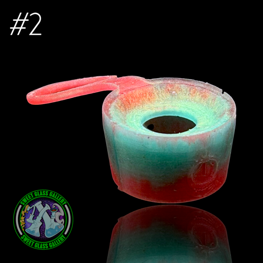 One Trick Pony - Rockulus Tether #2 - Puffco Peak Pro 3DXL - Pink/Green/Pearl