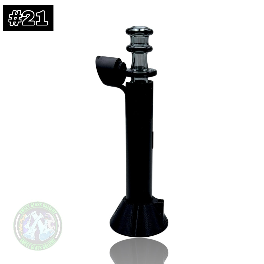 Rone Glass -Puffco Pivot Top #21 - Transparent Black