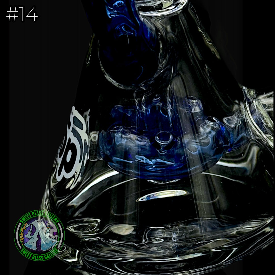 Dōp Glass - Puffco Attachment - Dōpcycler Blue #14