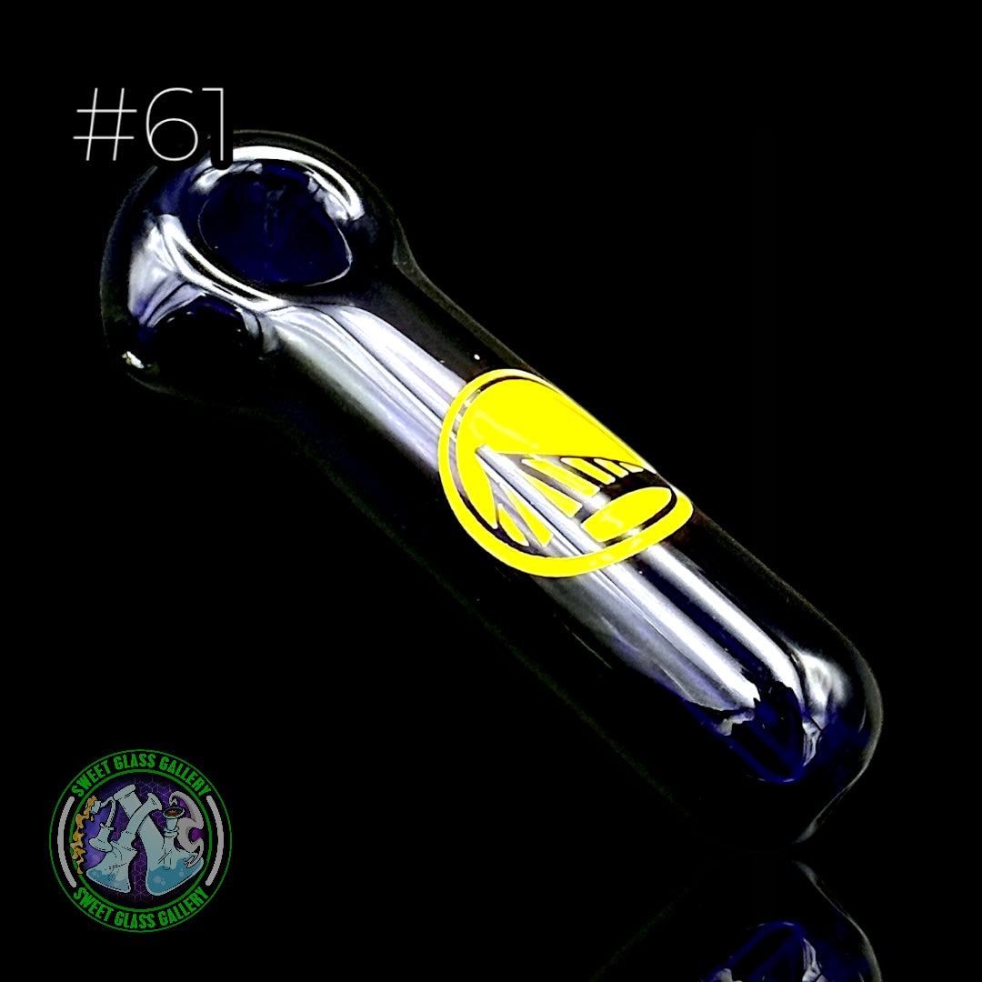 Daniel's Glass Art - Dry Pipe #61 (Golden State Warriors)