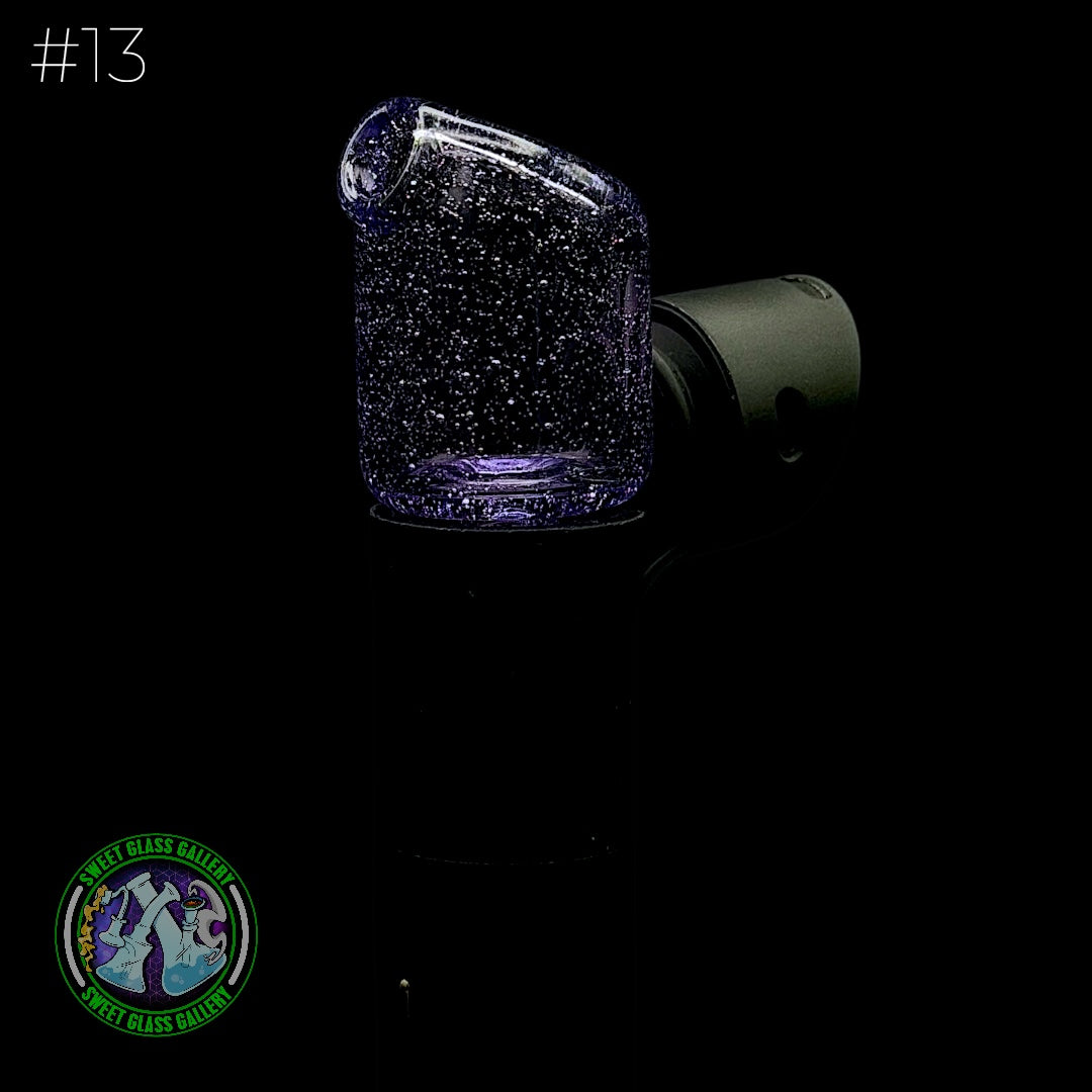 Kizmit Glass - Pivot Top #13 (Purple Lollipop)