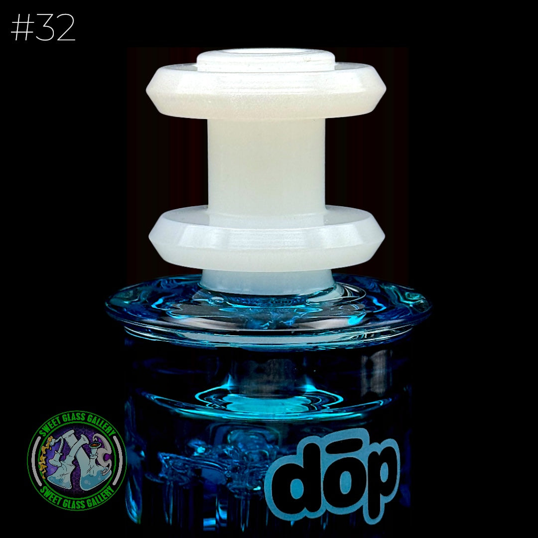 Dōp Glass - Puffco Attachment - Dry Gylcerin Blue #32