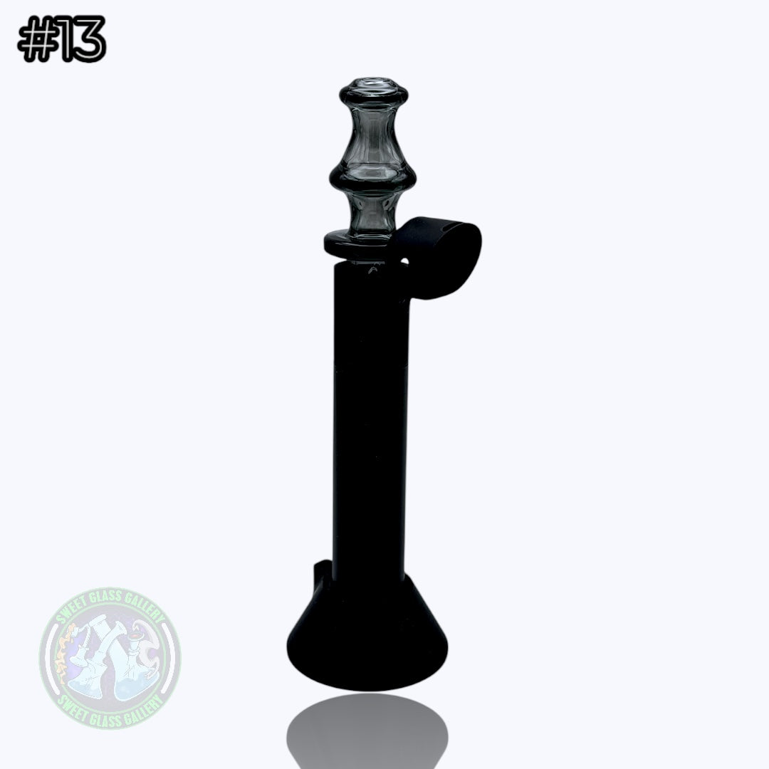 Rone Glass -Puffco Pivot Top #13 - Transparent Black