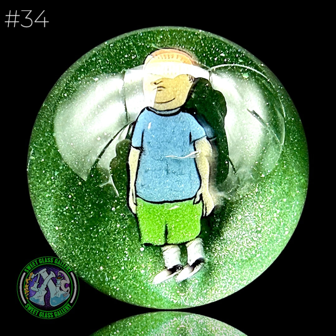 Keys Glass - Marble #34 (Bobby - King Of The Hill)