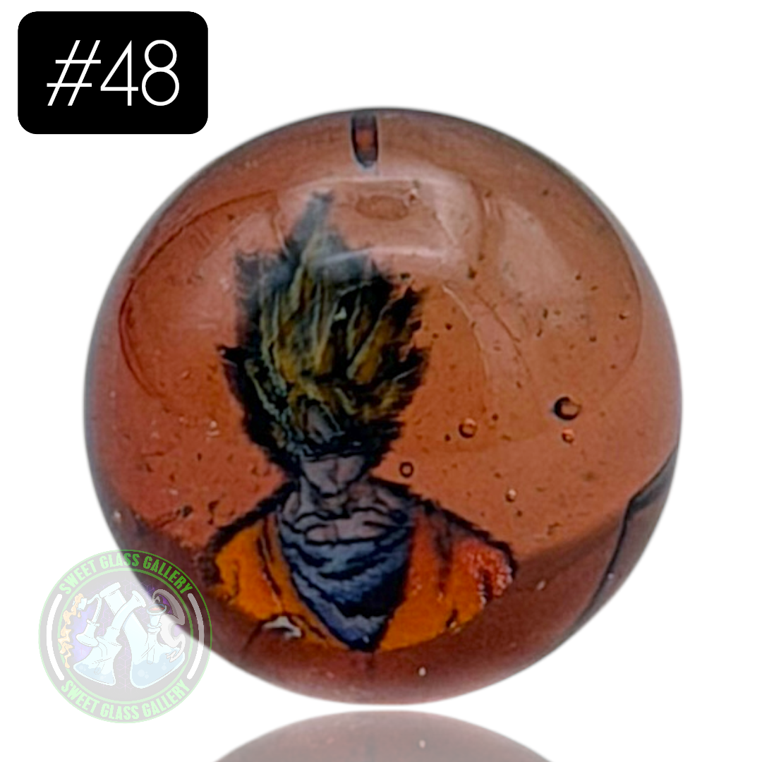 Keys Glass - Marble #48 (Goku - Dragonball Z)