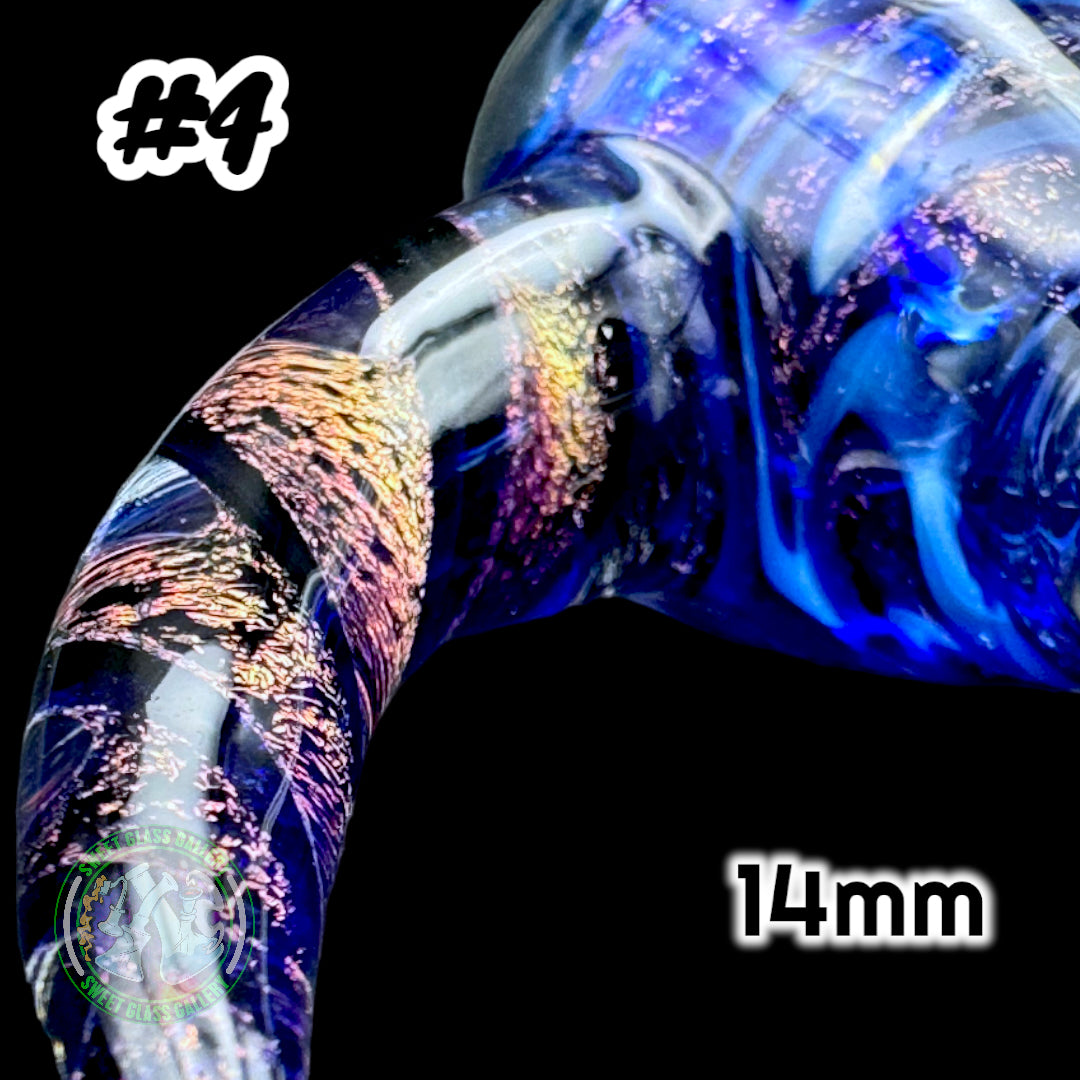 Glass Act Glassworx - Flower Bowl w/ Dichro Horn #4 (14mm)