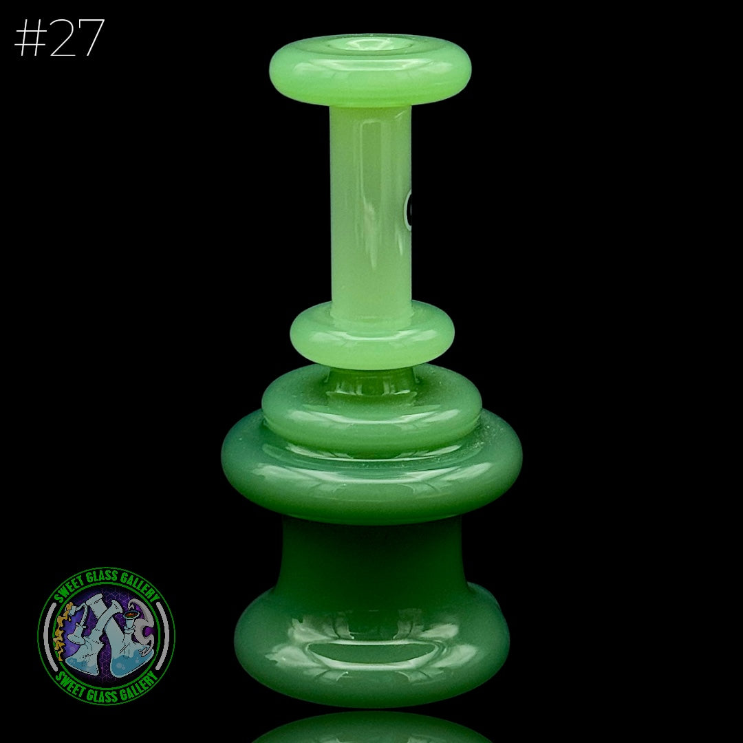 Dōp Glass - Puffco Attachment - Dry Bell Jade #27