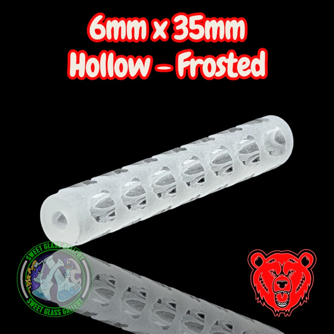 Bear Quartz - Pillar #5 - 6mm x 35mm Frosted