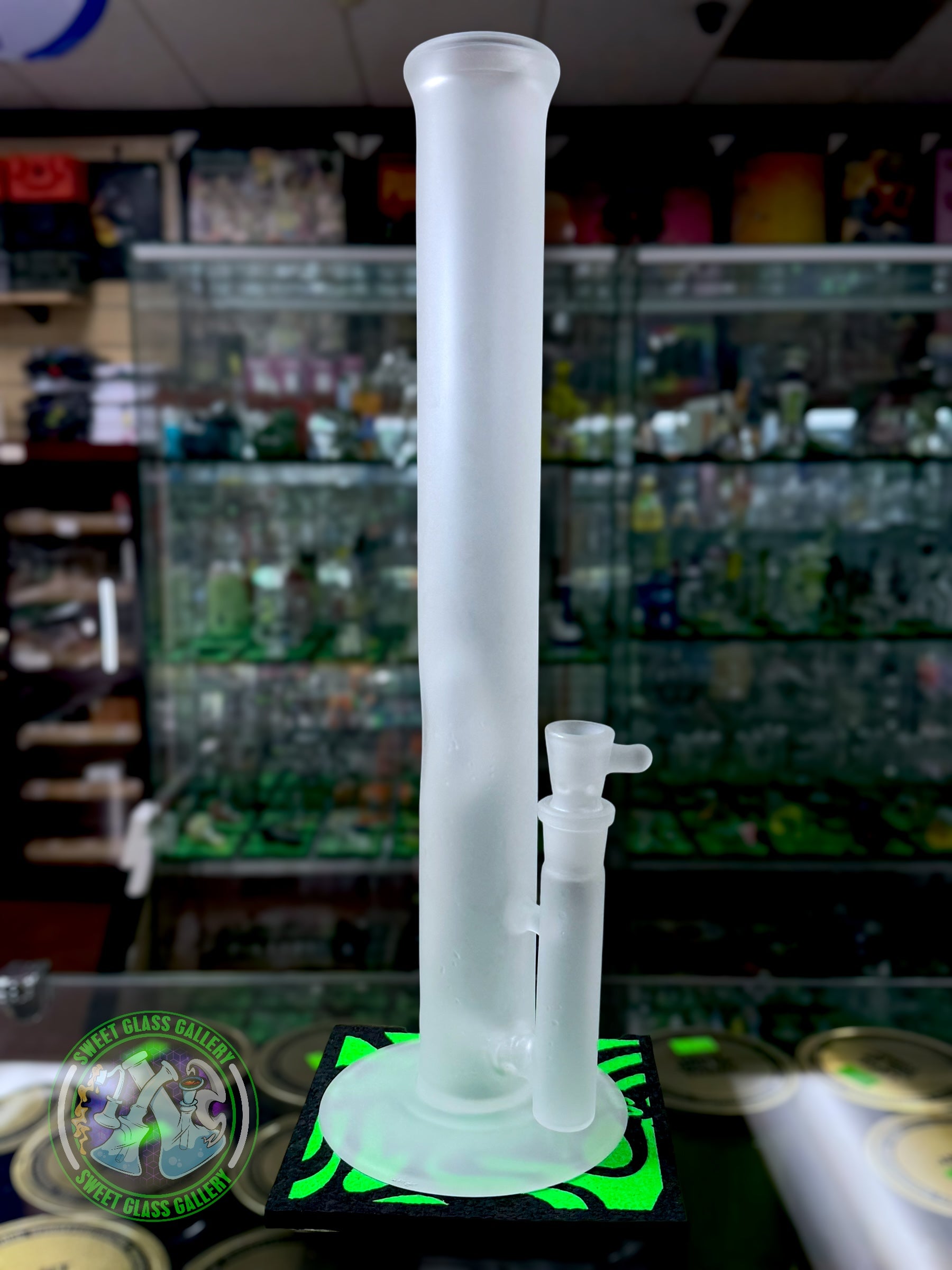Artist First GlassWorks - Straight Tube - Sand Blasted