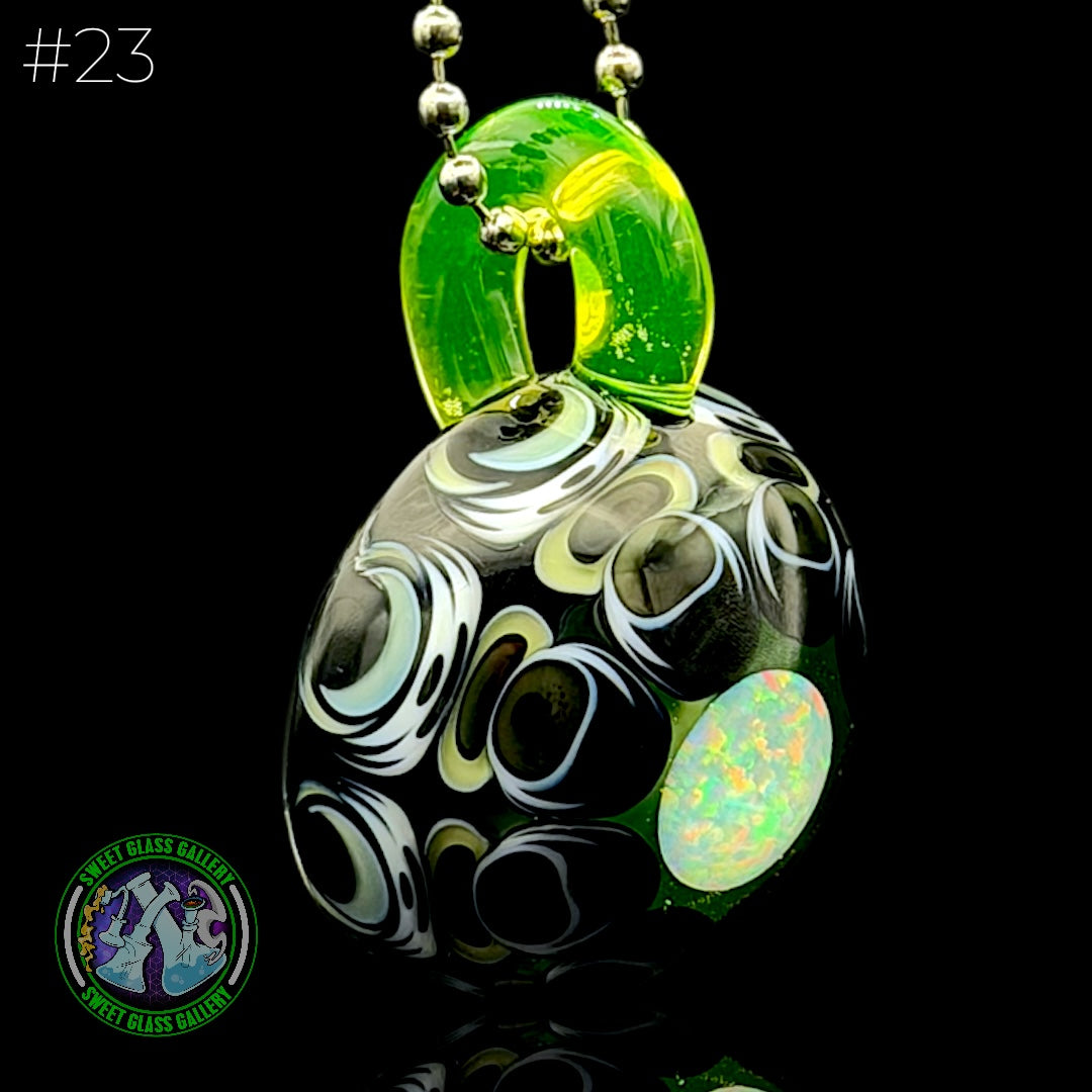 Steve H Glass - Pendant #23 - Dot Stack