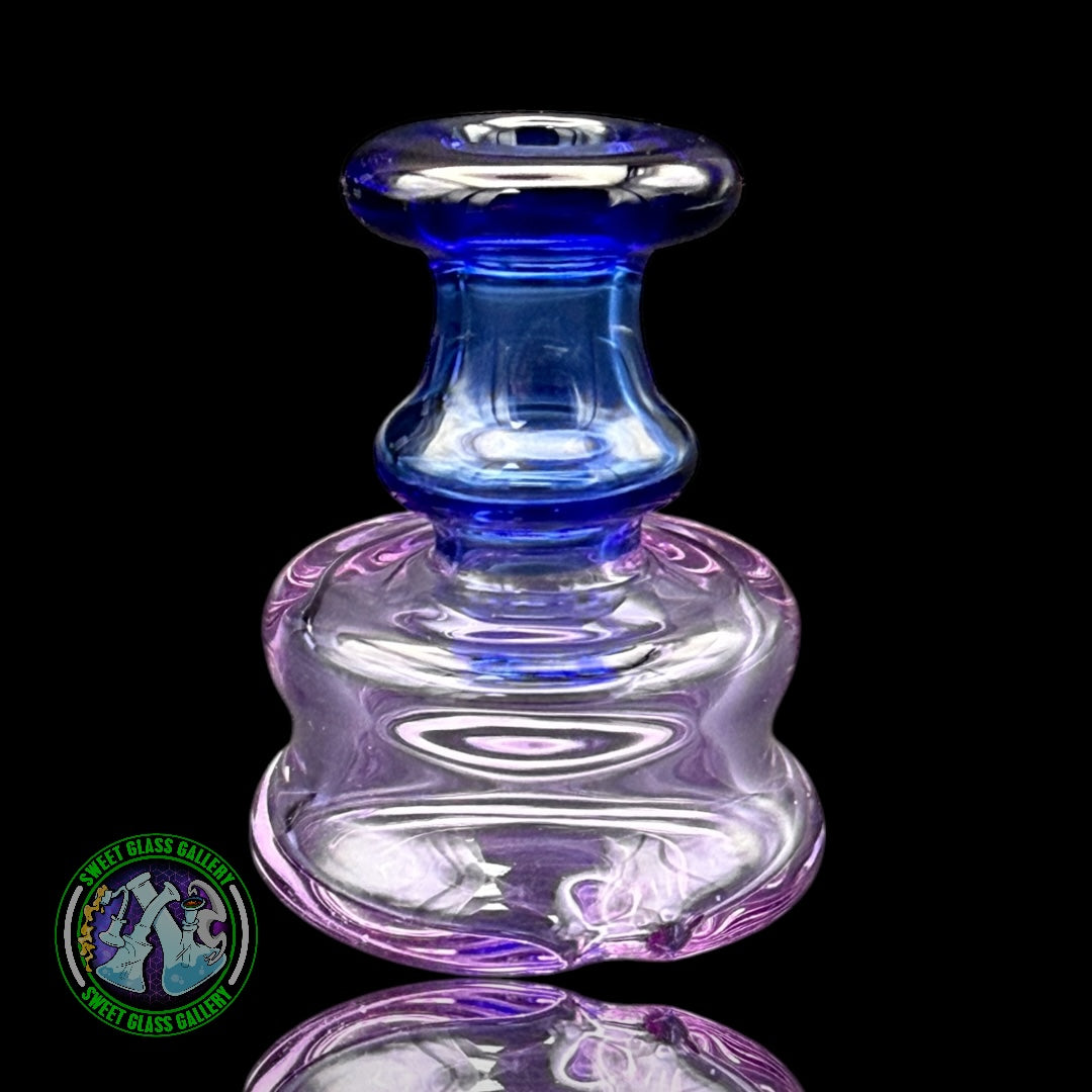 Evol Glass - Attachment #39 - Puffco Peak (Transparent Purple & Cobalt Blue)