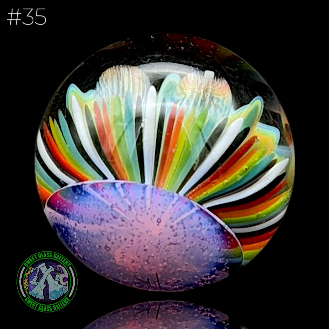 Steve H Glass - Marble #35 - Face Implosion