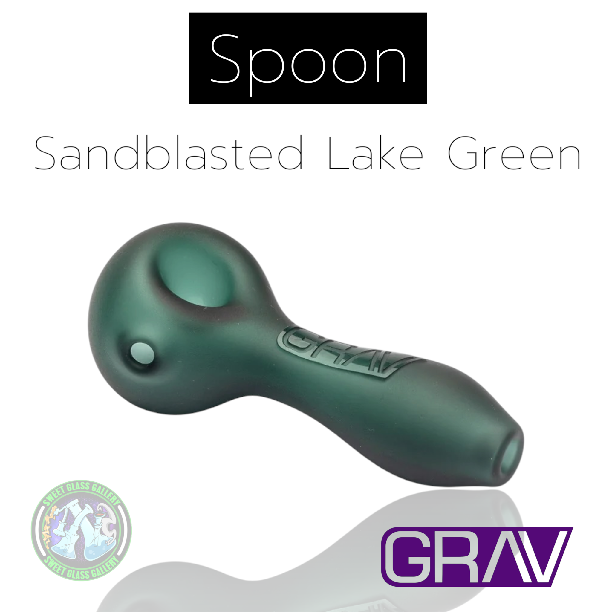 Grav - Spoon - Sandblasted Lake Green