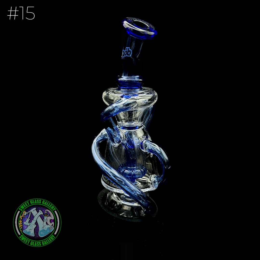 Dōp Glass - Puffco Attachment - Minicycler Blue #15
