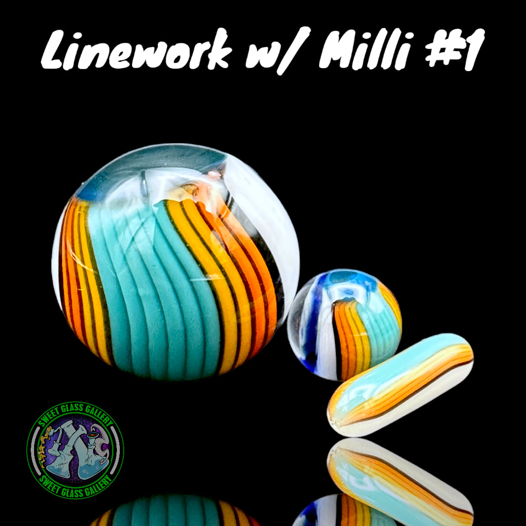 Whitlock Glass - 3-Piece Slurper Set (Linework w/ Milli) #1