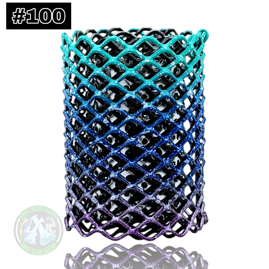 Mamba Guardzz - Heat Cage #100 Blazer GT8000 Guard (Teal, Blue & Purple w/ White Splatter)