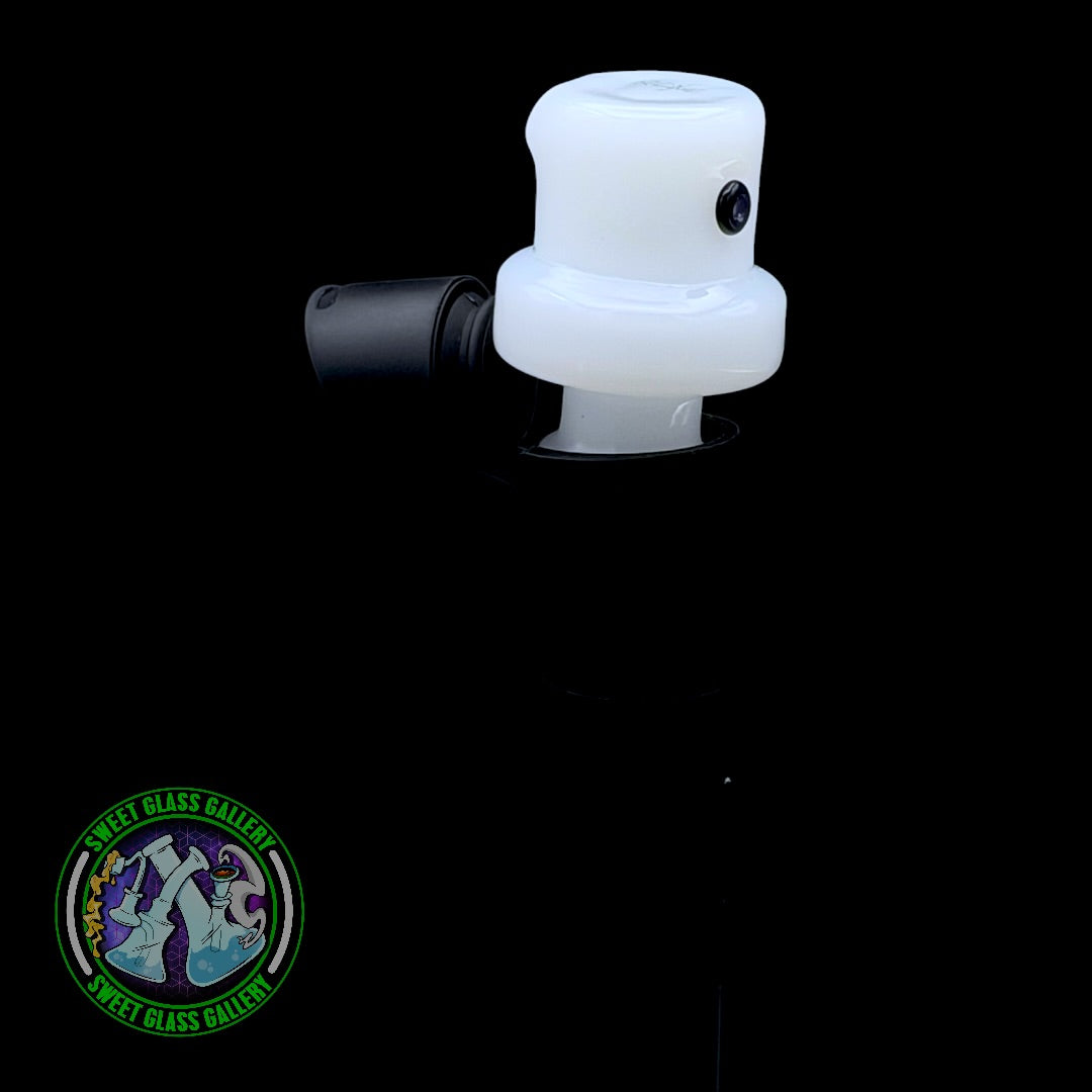Rone Glass -Puffco Pivot Top #7 - Spray Can Tip White